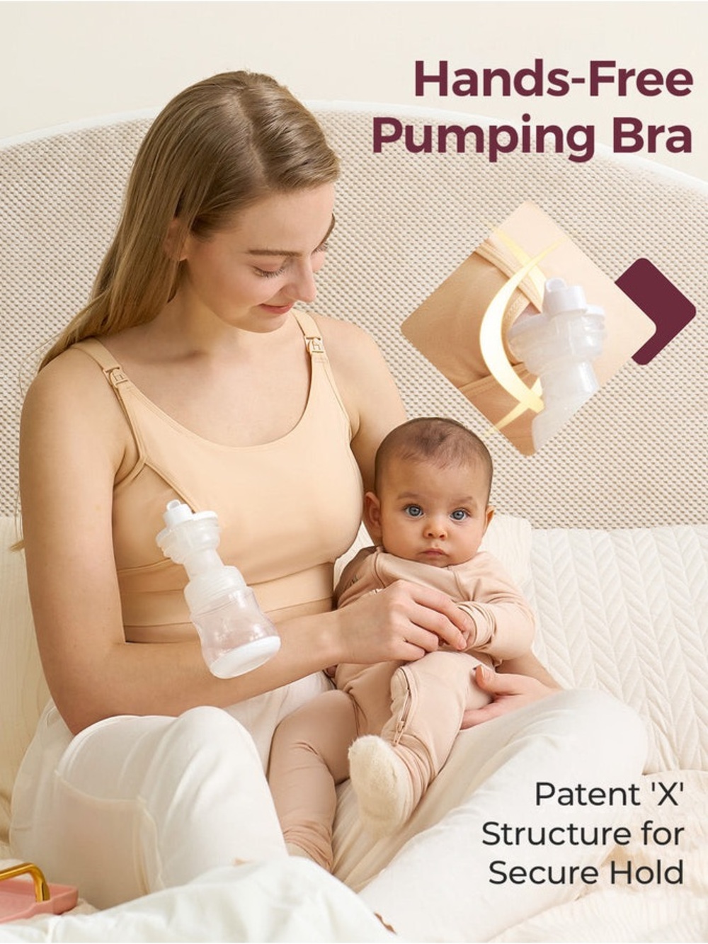 Momcozy Women’s The Original Basic Pumping & Nursing Bra Medium NWT - Picture 2 of 14
